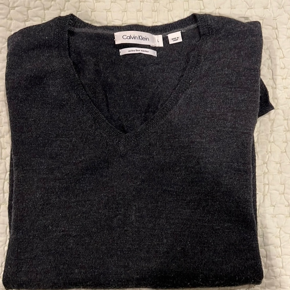 Calvin Klein extra fine merino wool sweater